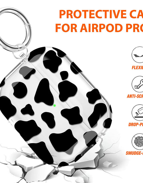 Load image into Gallery viewer, Maxjoy AirPods Pro Case 1st/2nd Gen Safety Lock Keychain Floral Cover
