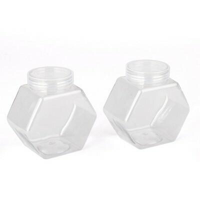 Load image into Gallery viewer, Bullseye's Playground™ 2ct Hexagon Clear Jar
