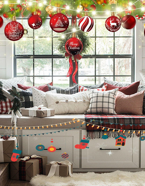 Load image into Gallery viewer, 24pcs Red Peppermint Candy Ornaments &amp; Yard Signs Christmas Tree Decor
