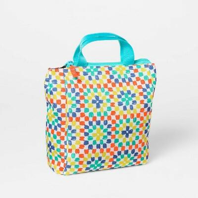 Load image into Gallery viewer, Cat &amp; Jack Kids' Lunch Bag Granny Smith Green Insulated Tote
