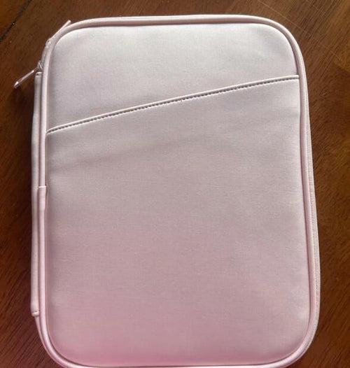 Load image into Gallery viewer, [Like New] Brightroom Zip Tablet Pouch Laptop Bag Blush Pink 12in x 9.25in
