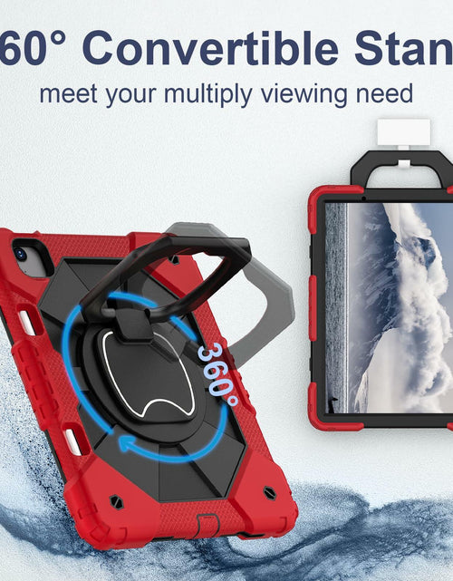 Load image into Gallery viewer, WESOROL iPad Air 11" Case M3 2025 M2 2024 7th/6th Gen 360 Stand Pen Holder Black
