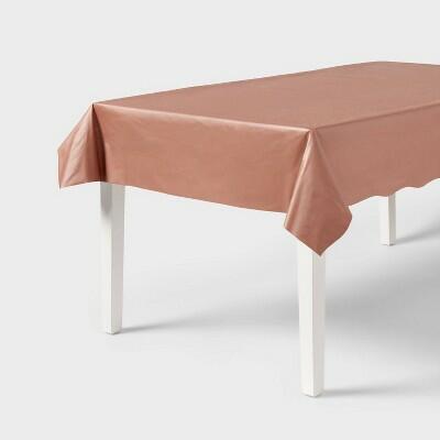 Load image into Gallery viewer, Spritz™ Disposable Chrome Table Cover Pink/Gold
