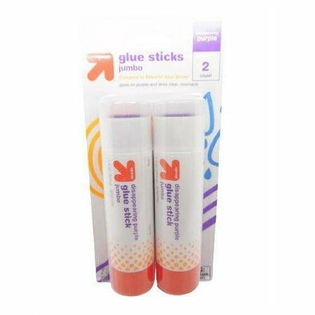 Load image into Gallery viewer, Up&amp;up Jumbo Glue Sticks 2ct Disappearing Purple
