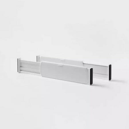 Load image into Gallery viewer, [Like New] Brightroom Plastic Drawer Dividers Set of 2 White ABS Organizer 15.3in

