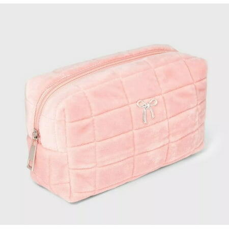 Load image into Gallery viewer, Wild Fable Quilted Bow Bag with Clips &amp; Claw Hair Clips Set 4pc
