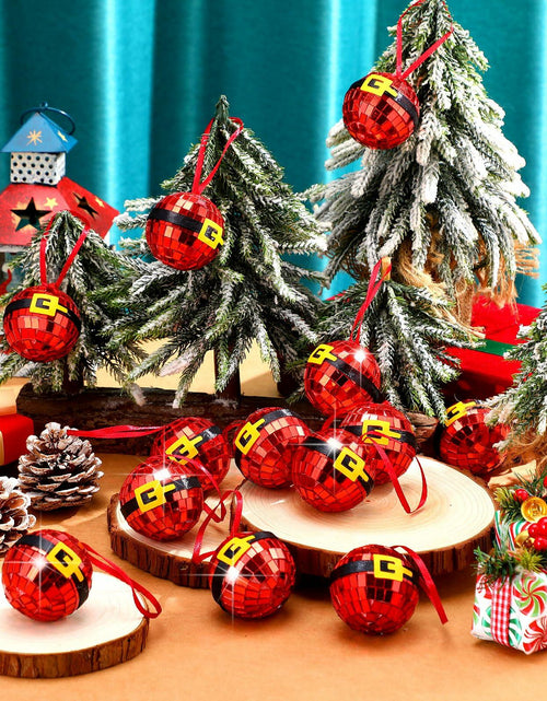 Load image into Gallery viewer, Jenaai 24 Pcs New Years Eve Disco Ball Ornaments Christmas Decorations
