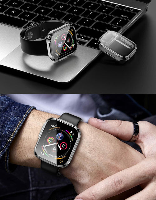 Load image into Gallery viewer, Mesime Rugged Case Apple Watch Series 8 7 41mm Grey with Tempered Glass
