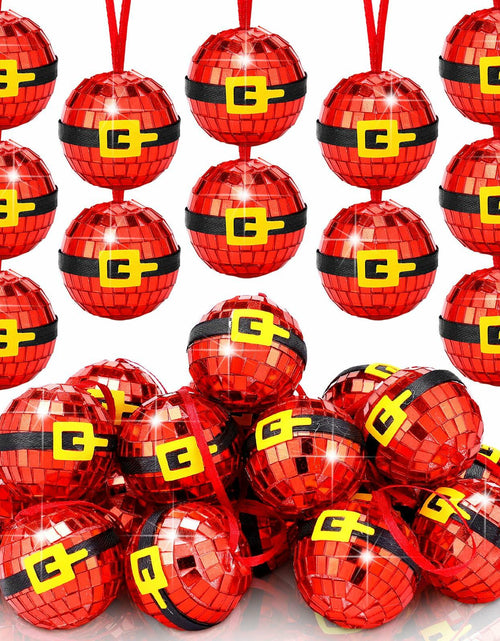 Load image into Gallery viewer, Jenaai 24 Pcs New Years Eve Disco Ball Ornaments Christmas Decorations
