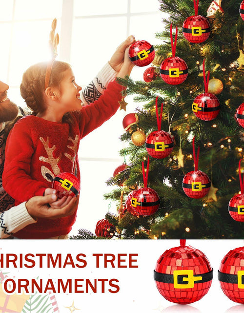 Load image into Gallery viewer, Jenaai 24 Pcs New Years Eve Disco Ball Ornaments Christmas Decorations
