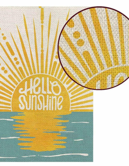 Load image into Gallery viewer, QQPPOLIU Summer Garden Flag Double Sided Linen Fabric 12x18 Inch Outdoor
