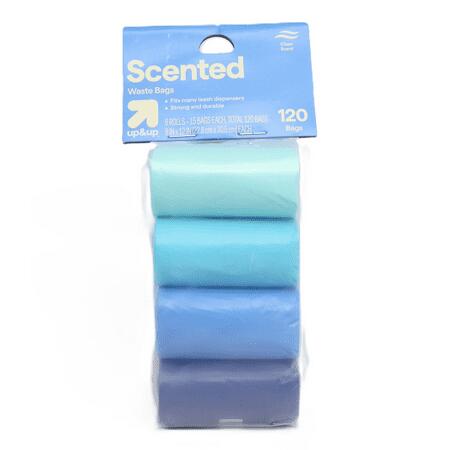 Load image into Gallery viewer, Up &amp; Up Scented Strong Durable Dog Waste Bags Clean Scent 120ct
