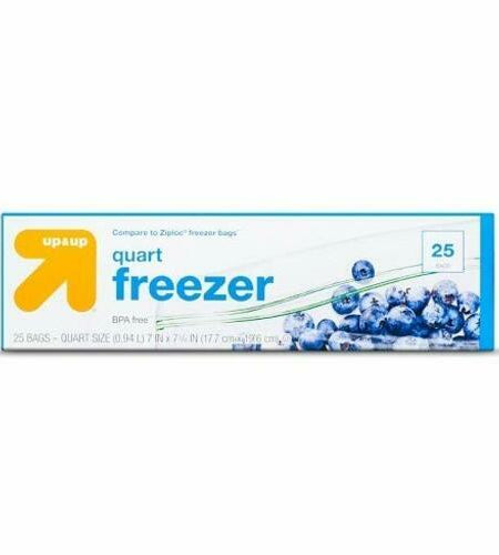 Up & Up Quart Freezer Bags Blue 40 ct One Size