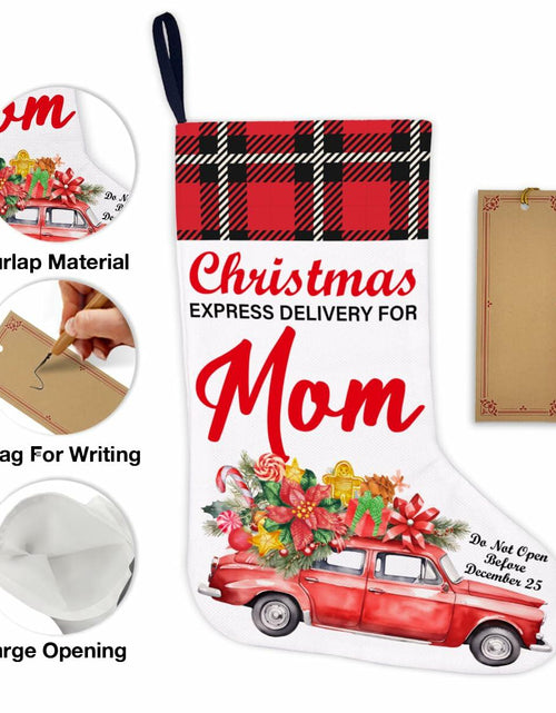 Load image into Gallery viewer, TSUYAWU Mom Christmas Stocking Hanging Decoration 18x12 Inch Xmas Holiday
