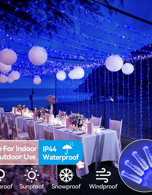 Load image into Gallery viewer, Heceltt 1140 LED 449FT Outdoor String Lights Blue 8 Modes Timer IP44
