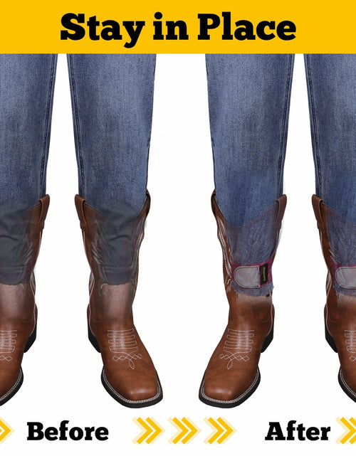 Load image into Gallery viewer, Neracking 2pcs Adjustable Elastic Boot Straps High Visibility Purple
