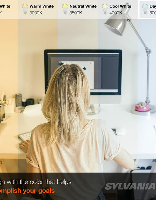 Load image into Gallery viewer, SYLVANIA LED Light Bulb 75W Equivalent A19 12W Medium Base Daylight 1 Pack
