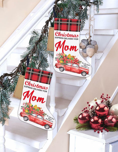 Load image into Gallery viewer, TSUYAWU Mom Christmas Stocking Hanging Decoration 18x12 Inch Xmas Holiday

