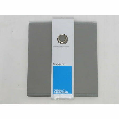 Load image into Gallery viewer, Room Essentials Fabric Cube Storage Bin Gray 11 Inch

