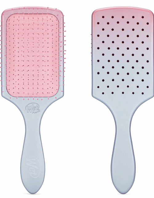 Load image into Gallery viewer, [Like New] Wet Brush Paddle Detangler Hair Brush Pink/Purple Feel Good Ombre AquaVent
