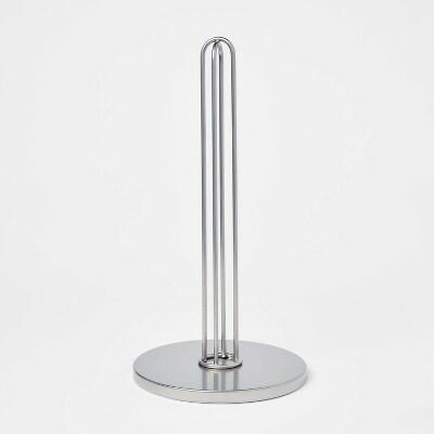 Load image into Gallery viewer, Threshold Nickel Paper Towel Holder Freestanding Steel 13" Silver
