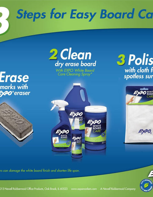 Load image into Gallery viewer, EXPO Dry Erase Soft Pile Block Whiteboard Eraser 5-1/8in x 1-1/2in White
