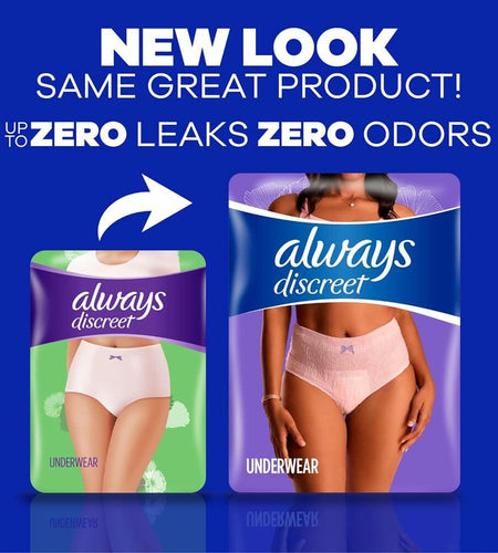 Always Discreet Max Small Underwear 19 Count Size S
