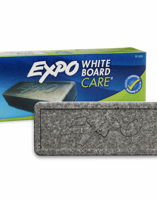 Load image into Gallery viewer, EXPO Dry Erase Soft Pile Block Whiteboard Eraser 5-1/8in x 1-1/2in White
