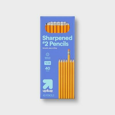 Load image into Gallery viewer, [Like New] Up&amp;up 40ct #2 Wood Pencils Sharpened Yellow 2.05mm Point
