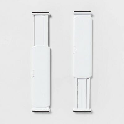 Load image into Gallery viewer, [Like New] Brightroom Plastic Drawer Dividers Set of 2 White ABS Organizer 15.3in
