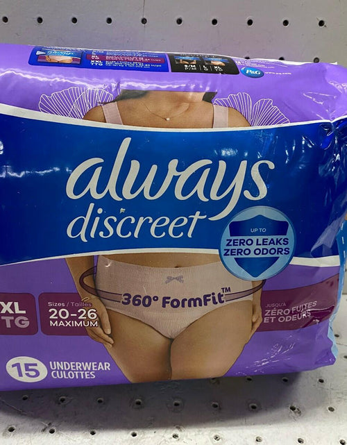Load image into Gallery viewer, Always Discreet Max Large Underwear 17 Count Size Large
