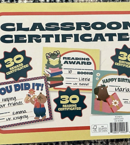 Target Bullseye's Playground Classroom Certificates Sticker Book Multi-Color