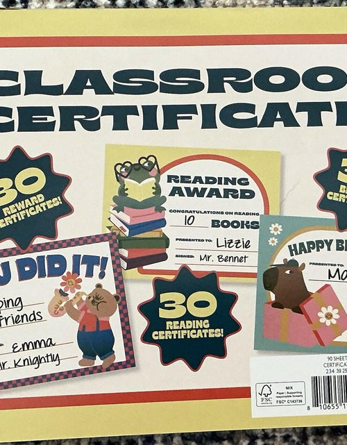 Load image into Gallery viewer, Target Bullseye's Playground Classroom Certificates Sticker Book Multi-Color

