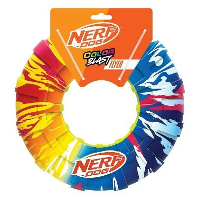 Load image into Gallery viewer, NERF TPR Color Blast Flyer Dog Toy Flying Disc All Sizes Durable Fetch
