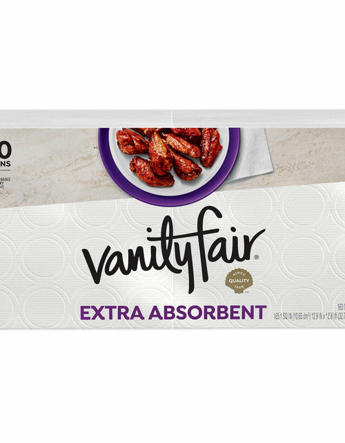 Load image into Gallery viewer, Vanity Fair Premium Paper Napkins Extra Absorbent White 160 Count
