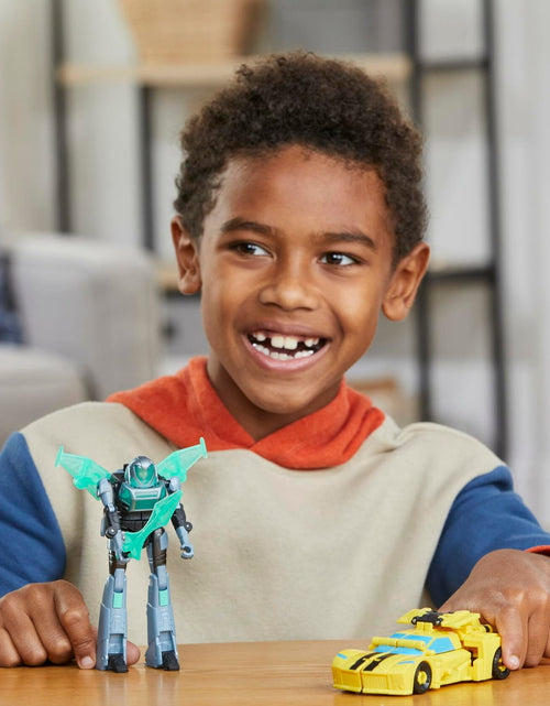 Load image into Gallery viewer, Transformers EarthSpark Cyber-Combiner Bumblebee &amp; Mo Malto Robot Figures
