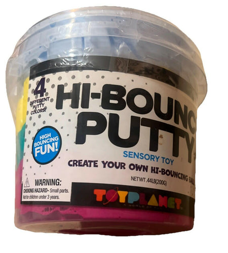 High Bouncing Putty .44 Lb 4 Colors Fun Kids Toy Sensory Play