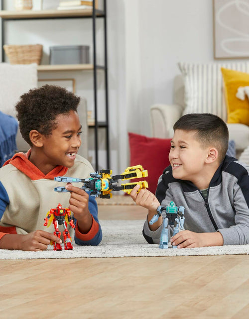 Load image into Gallery viewer, Transformers EarthSpark Cyber-Combiner Bumblebee &amp; Mo Malto Robot Figures
