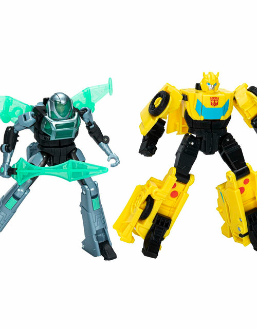Load image into Gallery viewer, Transformers EarthSpark Cyber-Combiner Bumblebee &amp; Mo Malto Robot Figures
