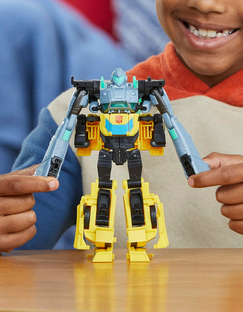 Load image into Gallery viewer, Transformers EarthSpark Cyber-Combiner Bumblebee &amp; Mo Malto Robot Figures
