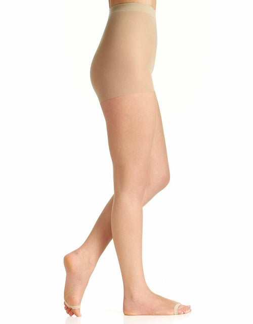 Load image into Gallery viewer, [Like New] Berkshire Womens Ultra Sheer Control Top Hose Without Toes Pantyhose Nude Size 3
