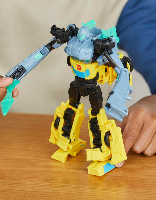 Load image into Gallery viewer, Transformers EarthSpark Cyber-Combiner Bumblebee &amp; Mo Malto Robot Figures
