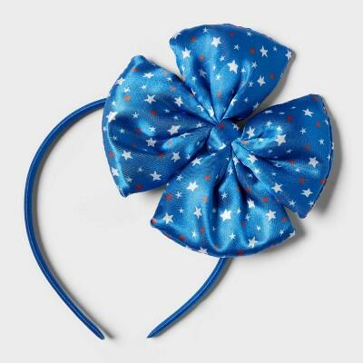 Load image into Gallery viewer, Sun Squad Kids Polyester Bow Headband Blue
