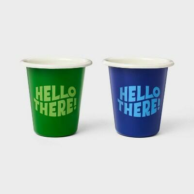 Load image into Gallery viewer, Tabitha Brown Target 2pk 12oz Enameled Cup Set Metal Tumblers
