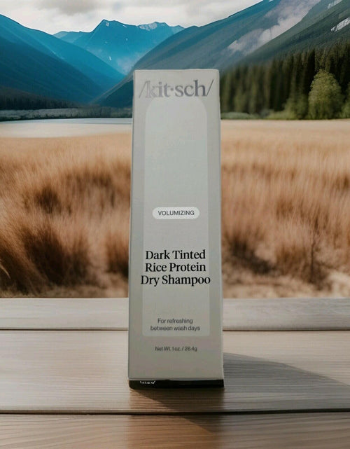 Load image into Gallery viewer, Kitsch Volumizing Rice Protein Dry Shampoo Dark Tinted Powder 1 fl oz
