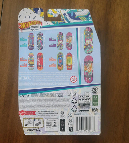 Hot Wheels Skate Snake Strummer & Hot Stepper Skateboard Tony Hawk Model