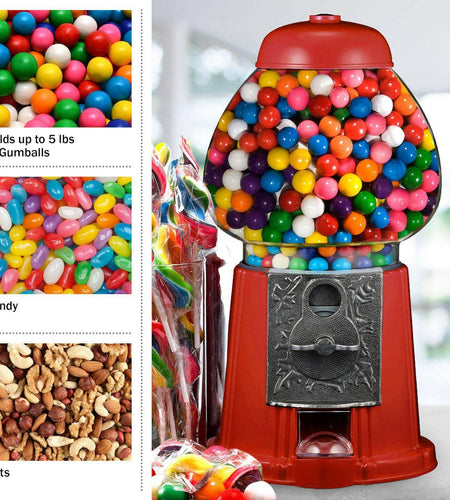 Great Northern Popcorn Toy Planet Gumball Bank M61 Machine Green