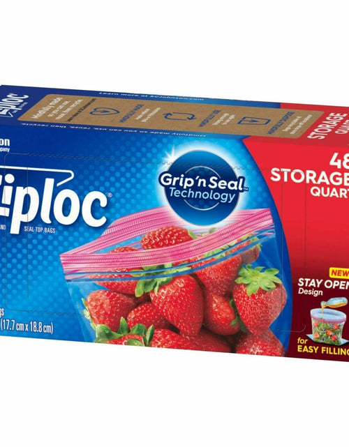 Load image into Gallery viewer, Ziploc Double Zipper Storage Bags DRACB003103CT Clear 0.6 lbs Pack
