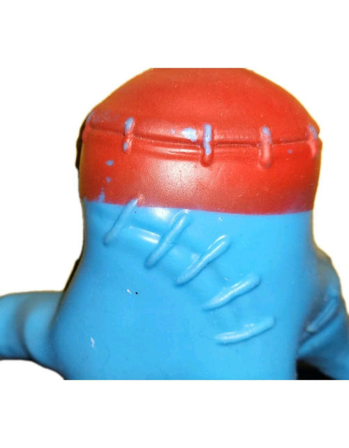 Load image into Gallery viewer, Halloween Zombie Monster Hand Stretchy Squeezy Toy Stress Reliever Blue 8"
