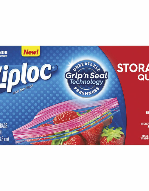 Load image into Gallery viewer, Ziploc Double Zipper Storage Bags DRACB003103CT Clear 0.6 lbs Pack
